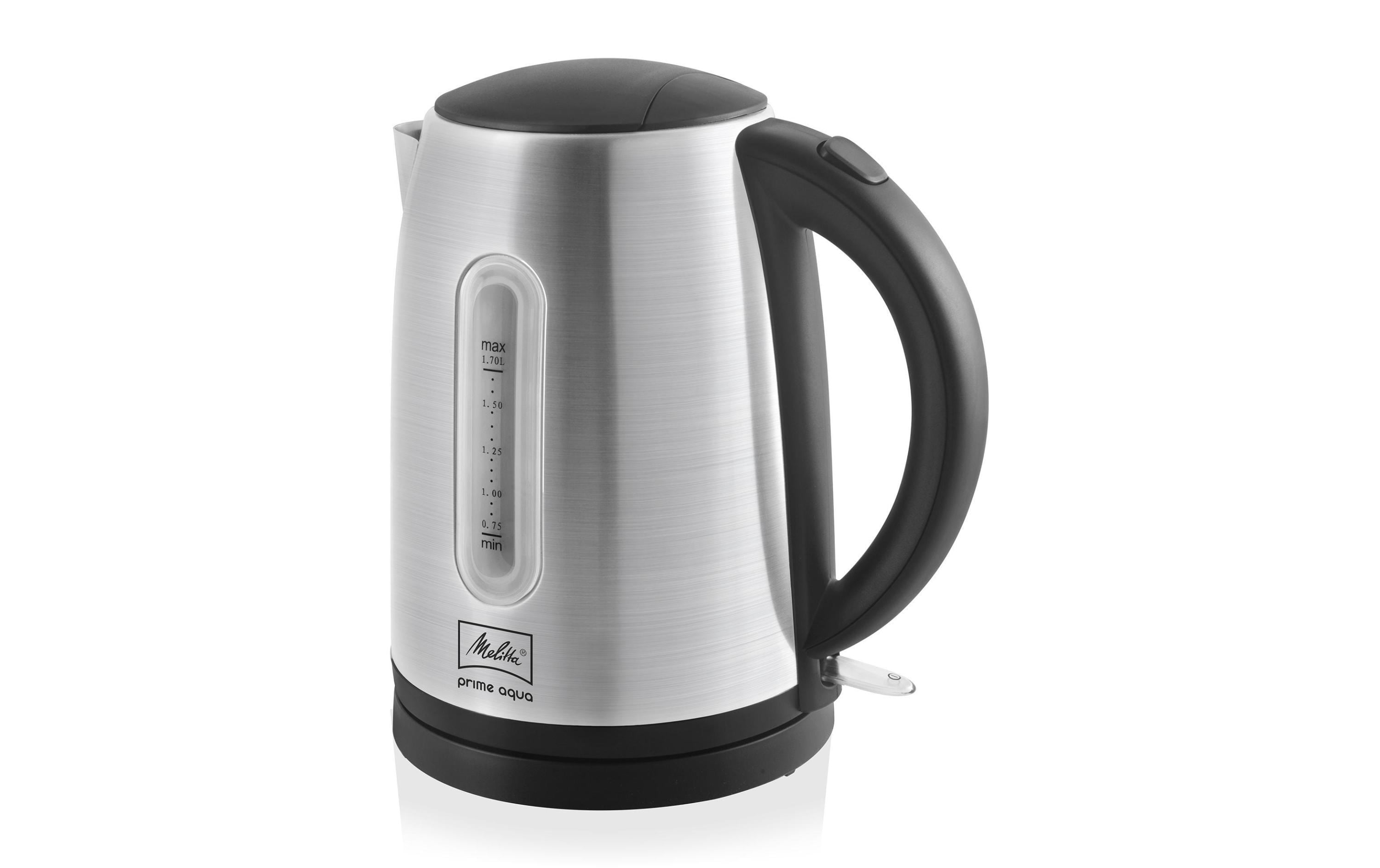 Melitta Wasserkocher Prime Aqua 1.7 l, Silber
