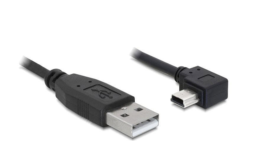 Delock USB 2.0-Kabel 90°gewinkelt USB A - Mini-USB B 0.5 m