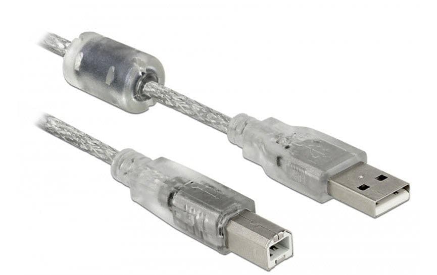 Delock USB 2.0-Kabel  USB A - USB B 0.5 m