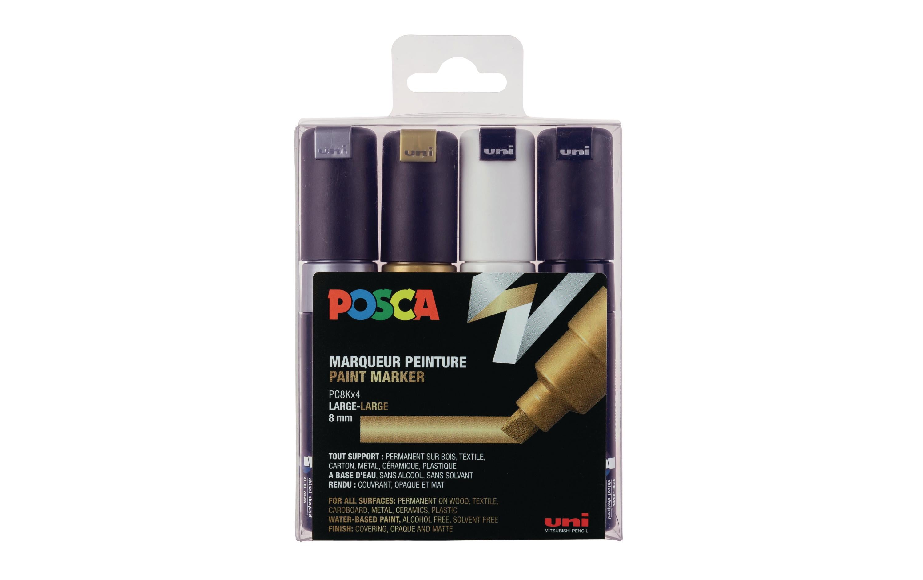Uni Permanent-Marker 8 mm, Mehrfarbig