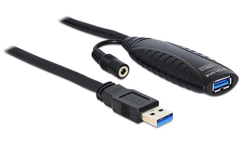 Delock USB 3.0-Verlängerungskabel USB A - USB A/Spezial 10 m
