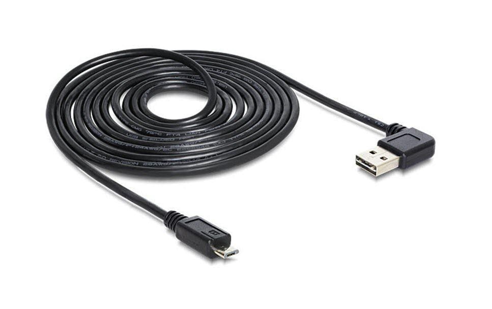 Delock USB 2.0-Kabel EASY-USB USB A - Micro-USB B 3 m