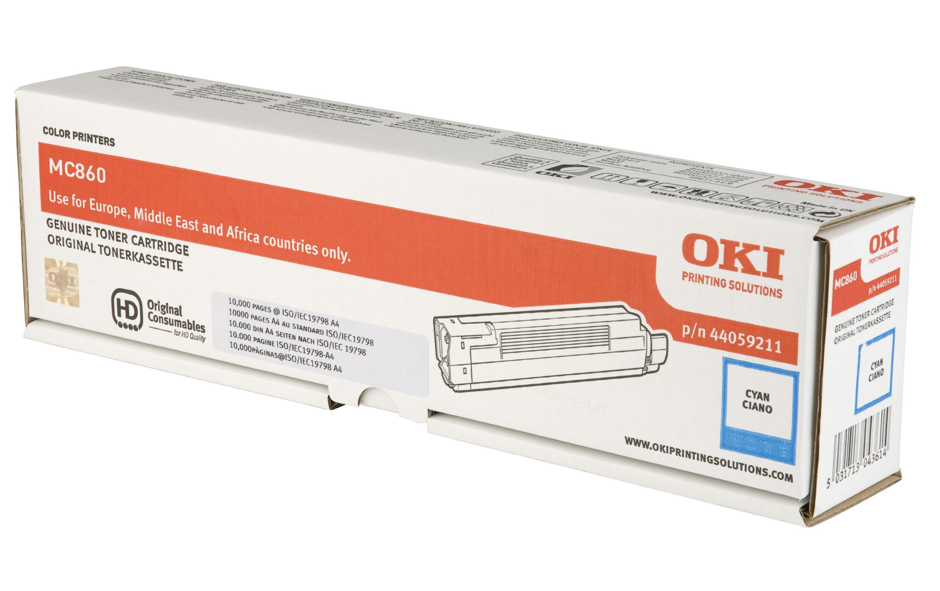 OKI Toner 44059211 Cyan