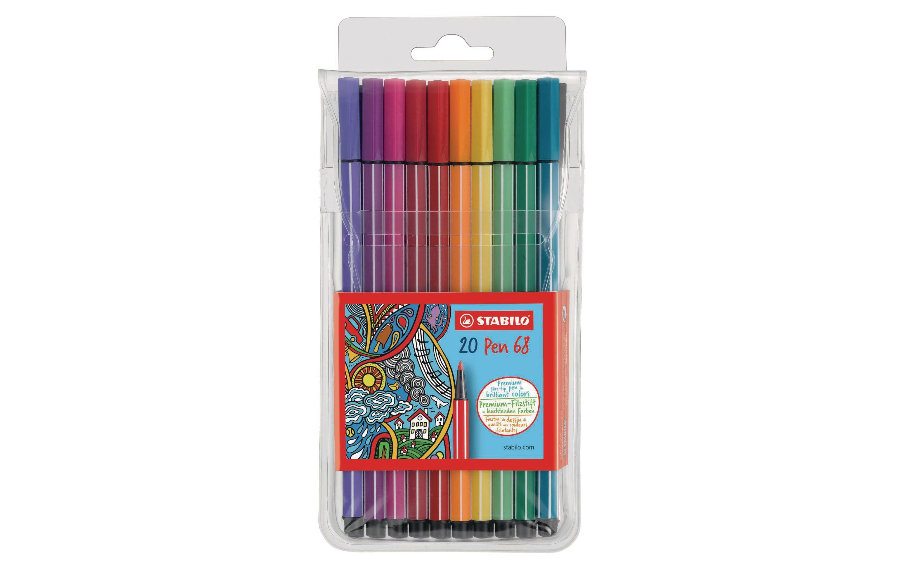 STABILO Fasermaler Pen 68 20 Stück