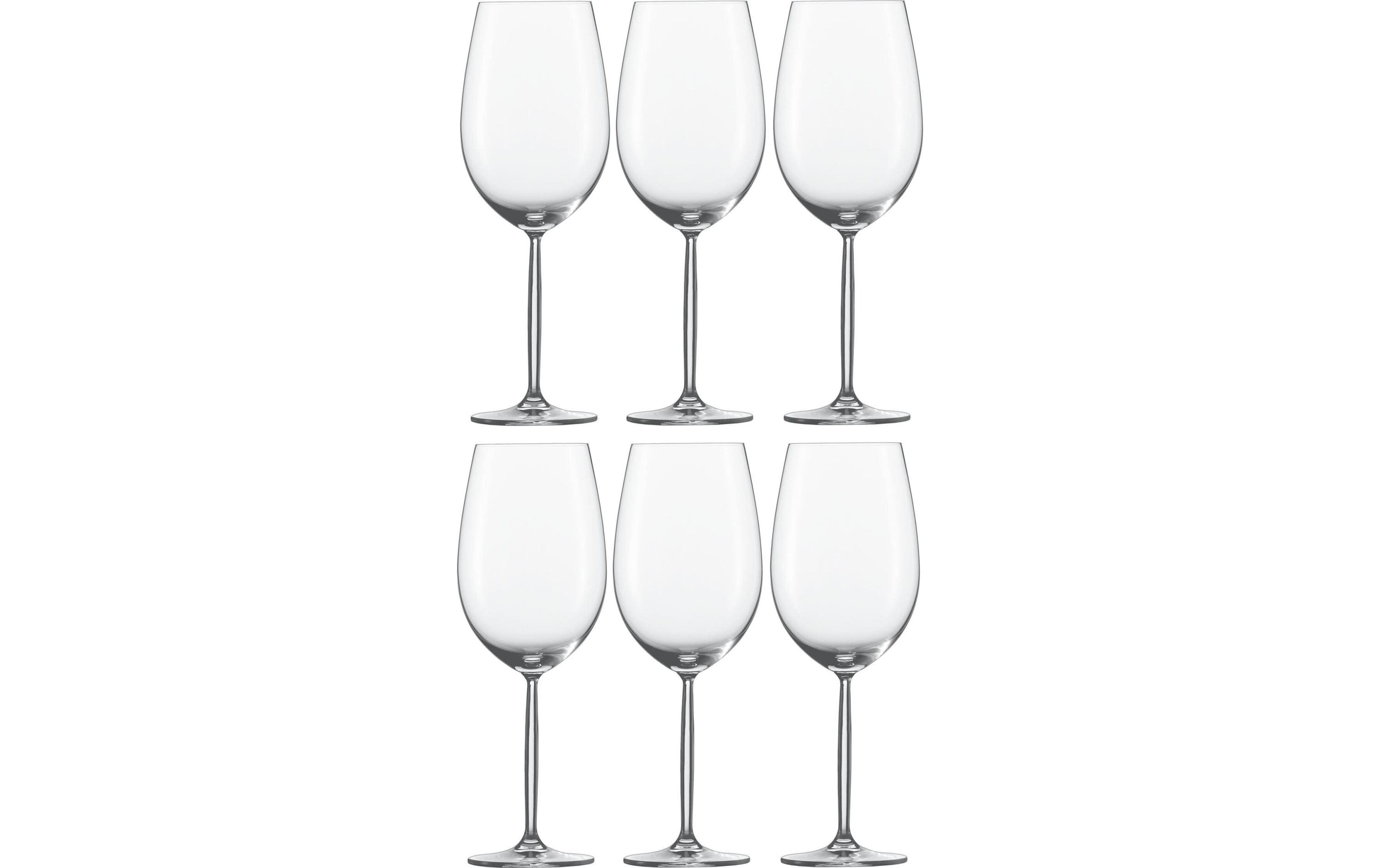 Schott Zwiesel Rotweinglas Diva 770 ml, 6 Stück, Transparent