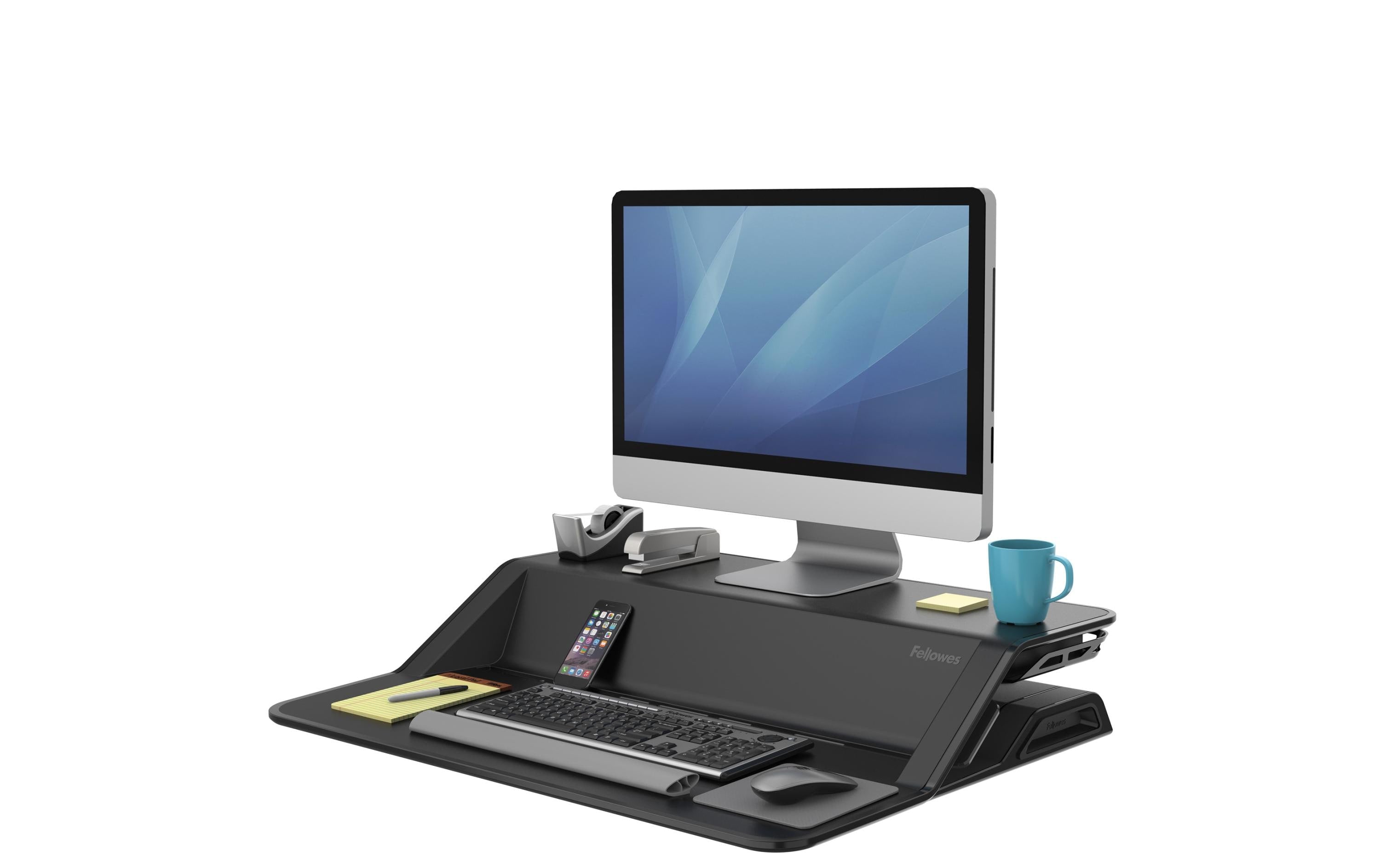 Fellowes Workstation Lotus Schwarz