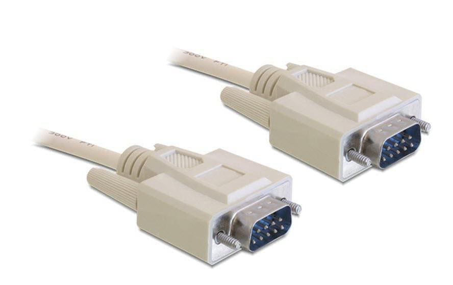 Delock Anschlusskabel RS-232 DB9 - RS-232 DB9 (m-m) 2 m