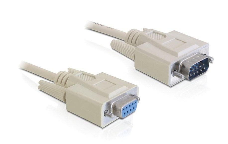 Delock Verlängerungskabel RS-232 DB9 - RS-232 DB9 (m-f) 2 m