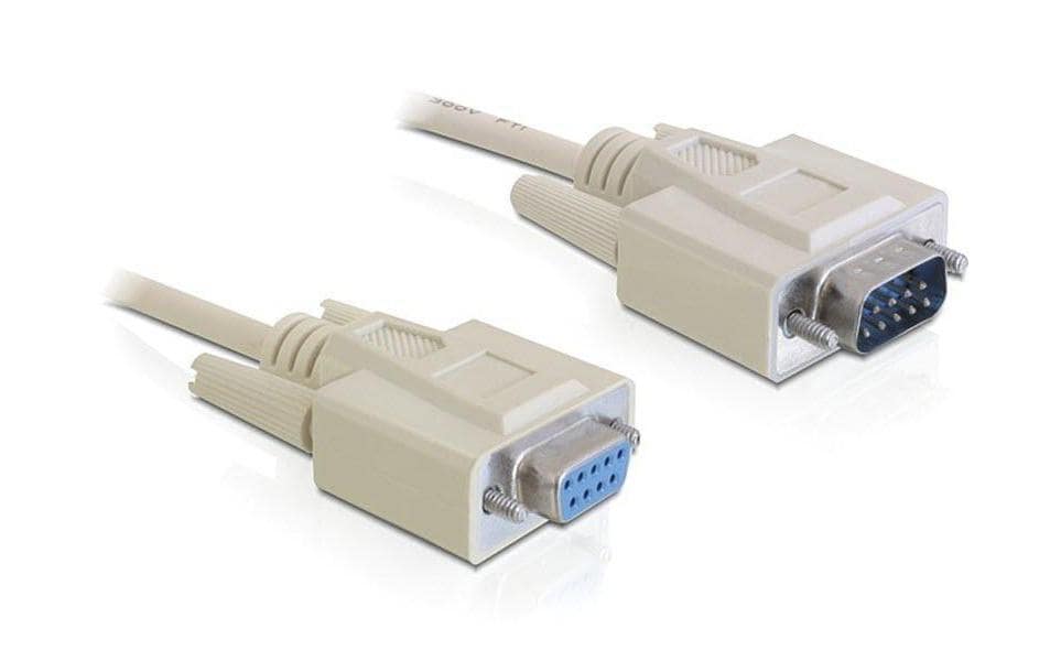 Delock Verlängerungskabel RS-232 DB9 - RS-232 DB9 (m-f) 1 m