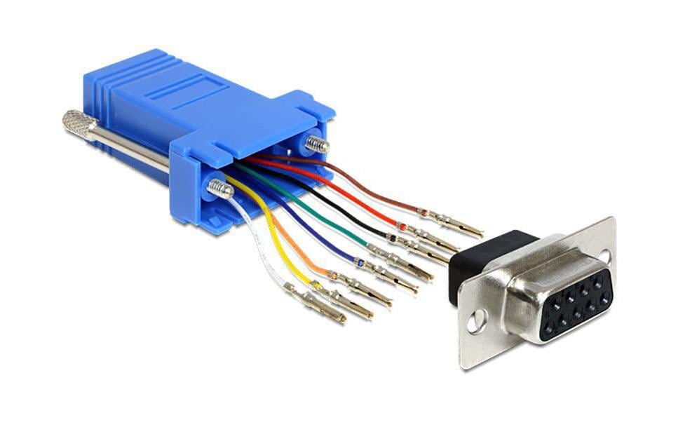 Delock Adapter RJ-45 - RS-232 DB9 (f-f) 0 m
