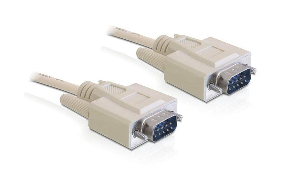 Delock Anschlusskabel RS-232 DB9 - RS-232 DB9 (m-m) 1 m
