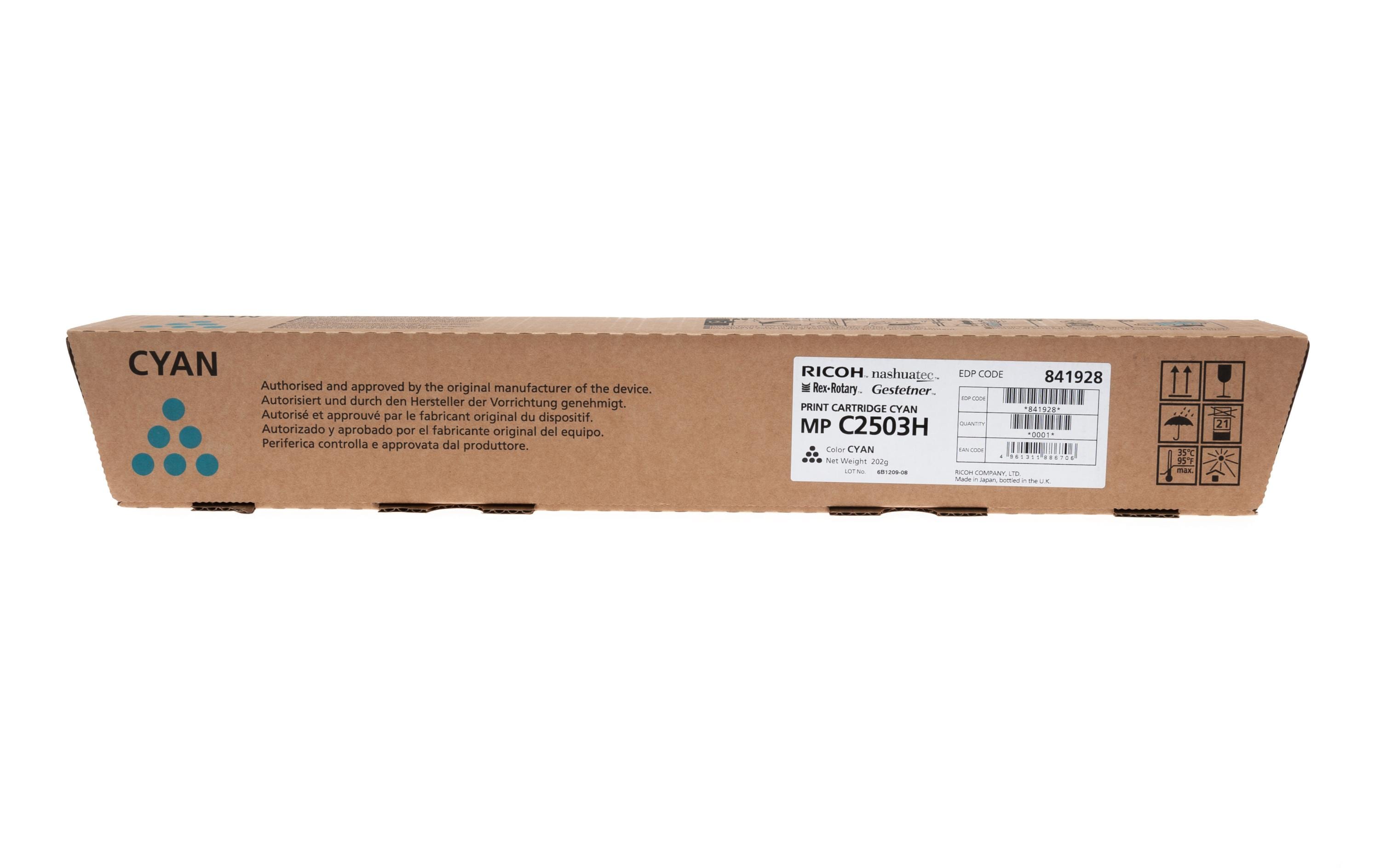 Ricoh Toner MP C2503 Cyan
