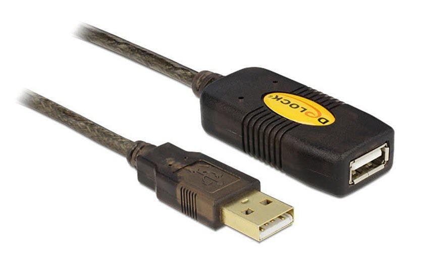 Delock USB 2.0-Verlängerungskabel  USB A - USB A 5 m