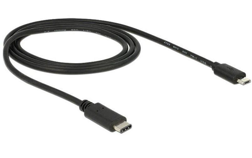 Delock USB 2.0-Kabel  USB C - Micro-USB B 1 m