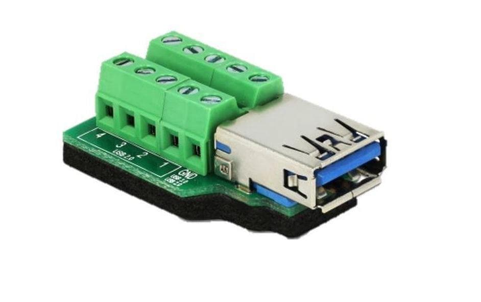 Delock USB 3.0 Adapter Terminalblock - USB-A Buchse