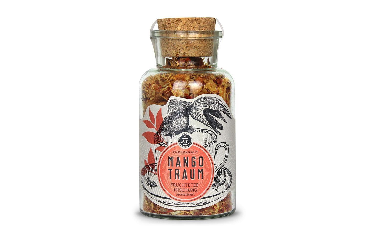 Ankerkraut Teemischung   Mangotraum Früchtetee 170 g