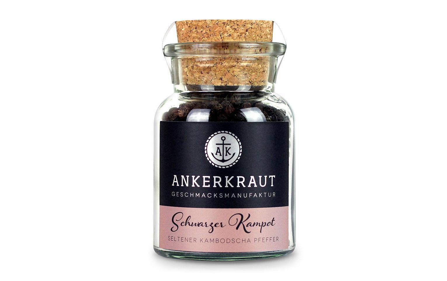 Ankerkraut Gewürz   Schwarzer Kampot 80 g