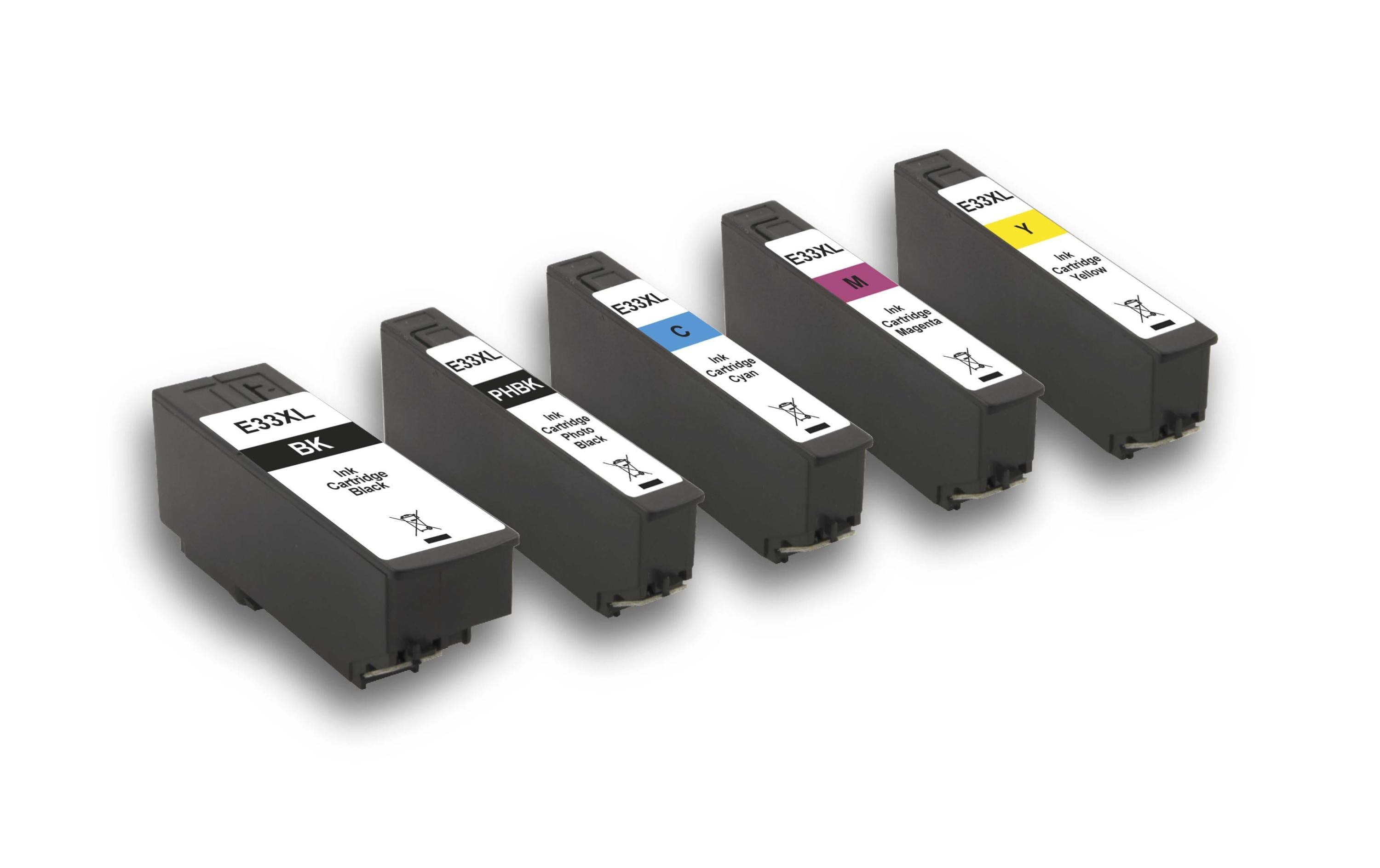 Peach Tintenset Epson T3357 C, M, Y, 2x BK