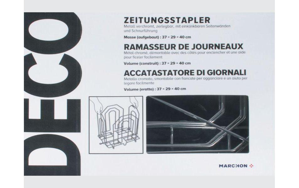 Office Zeitungsständer Office Silber