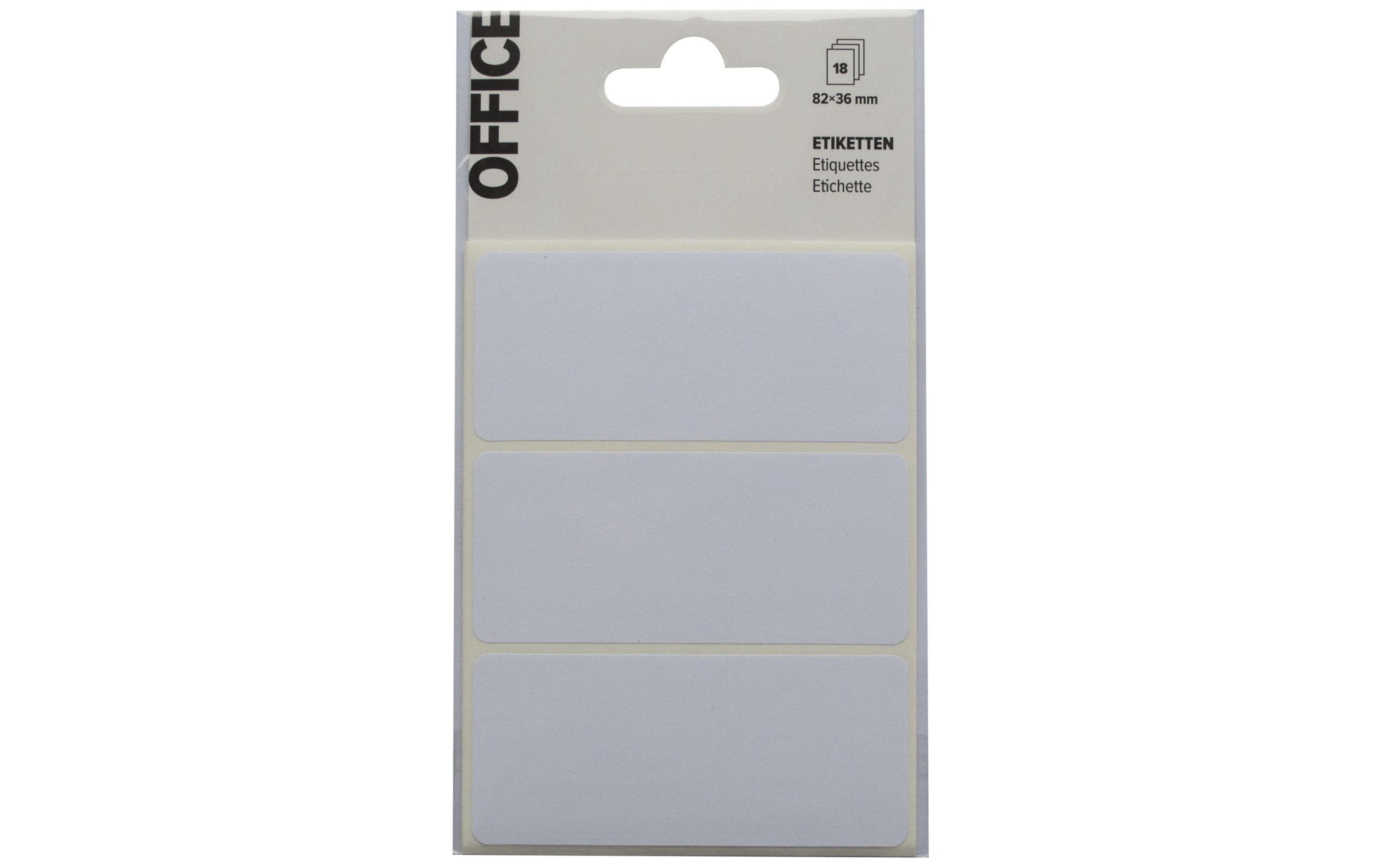 Office Universal-Etiketten 82 x 36 mm 18 Stk.