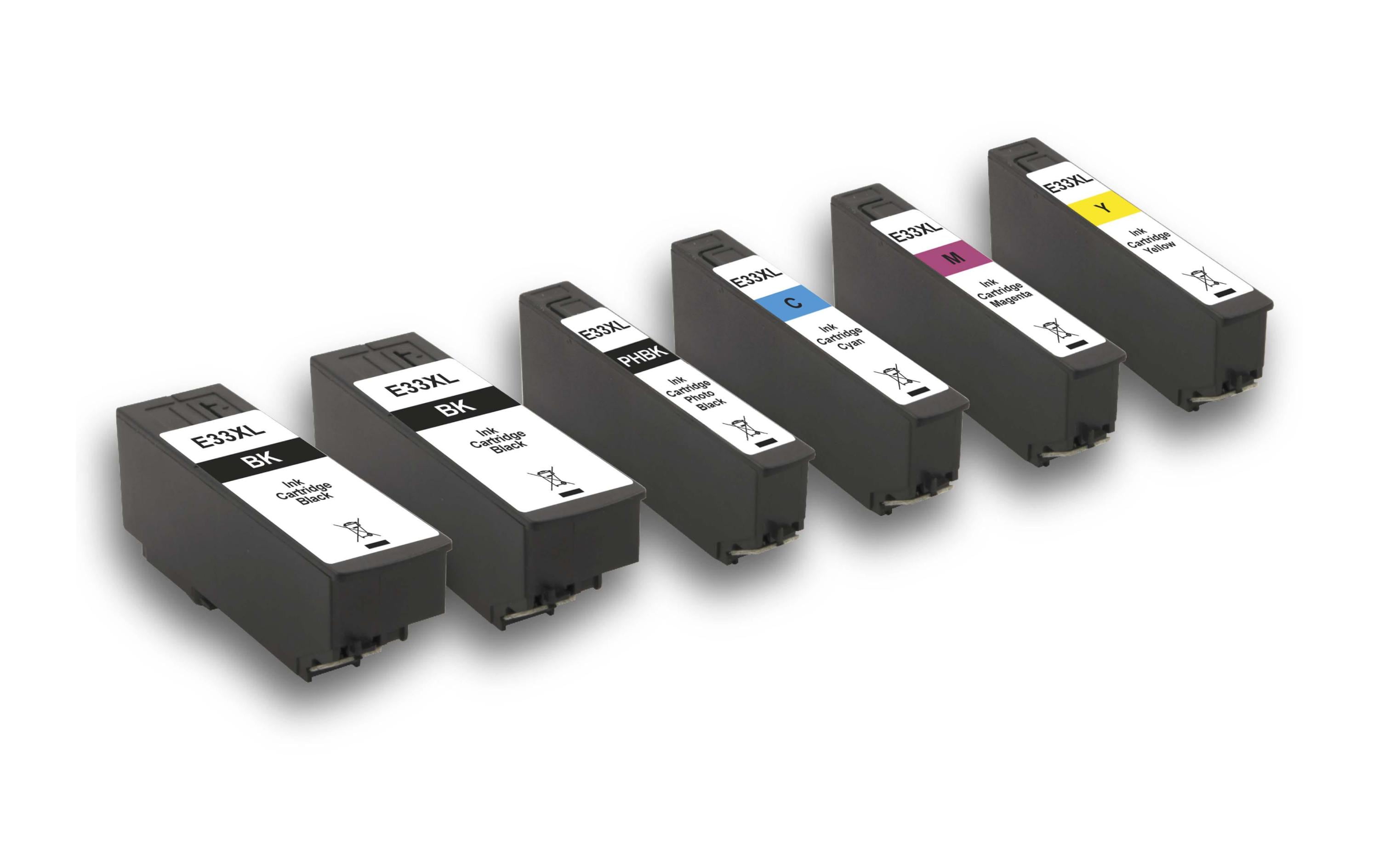 Peach Tintenset Epson T3357 C, M, Y, 3x BK