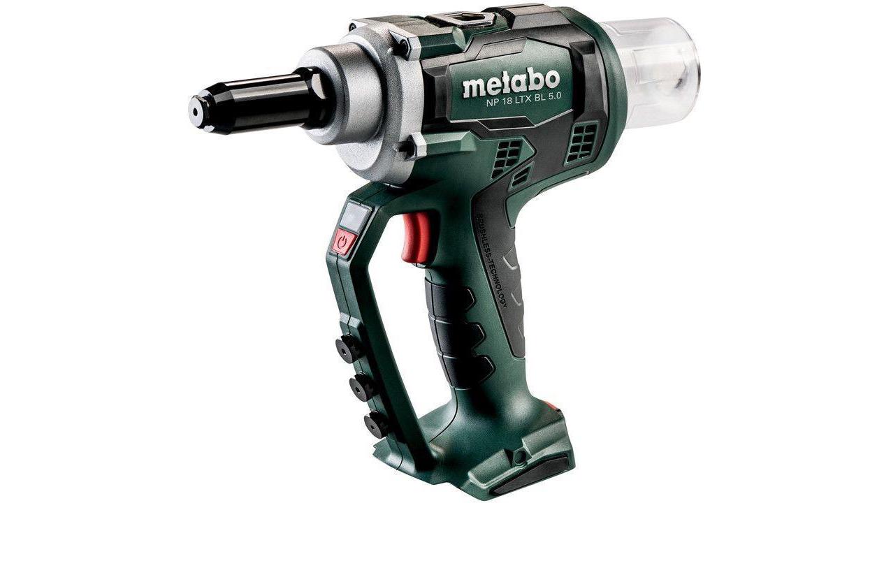 Metabo Akku-Blindnietpistole NP 18 LTX BL 5.0 Solo