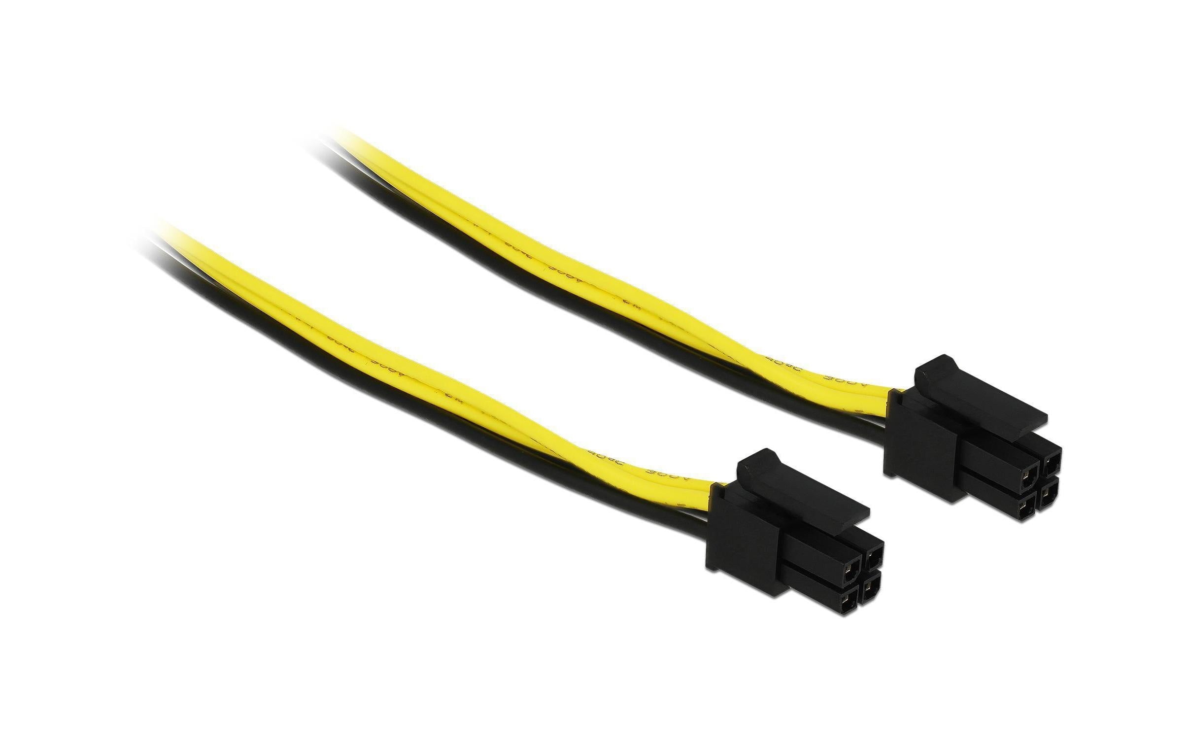 Delock Stromkabel Micro Fit 3.0 4 Pin Stecker, 30cm