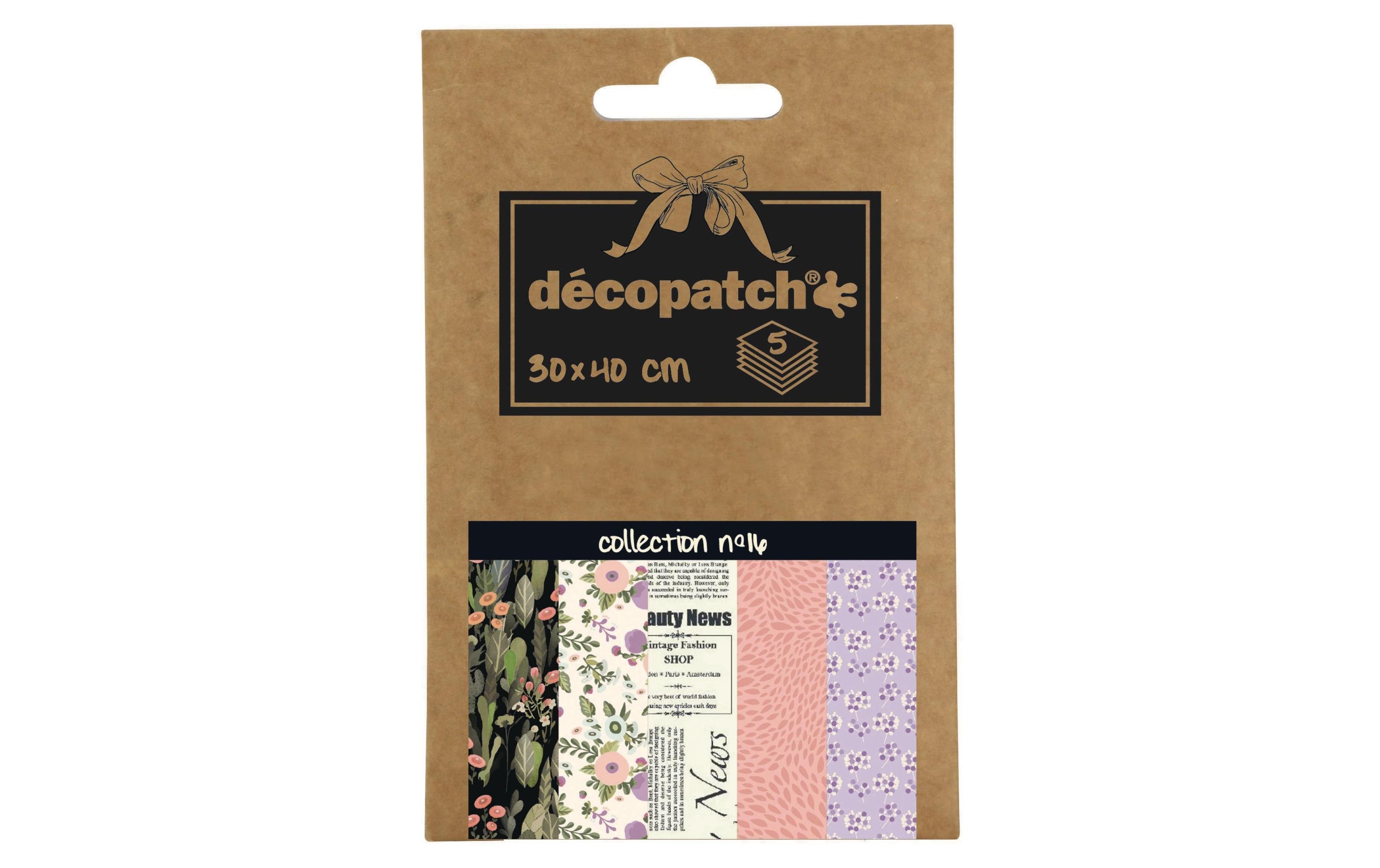 décopatch Decopatch-Papier Nr. 16, 5 Blatt