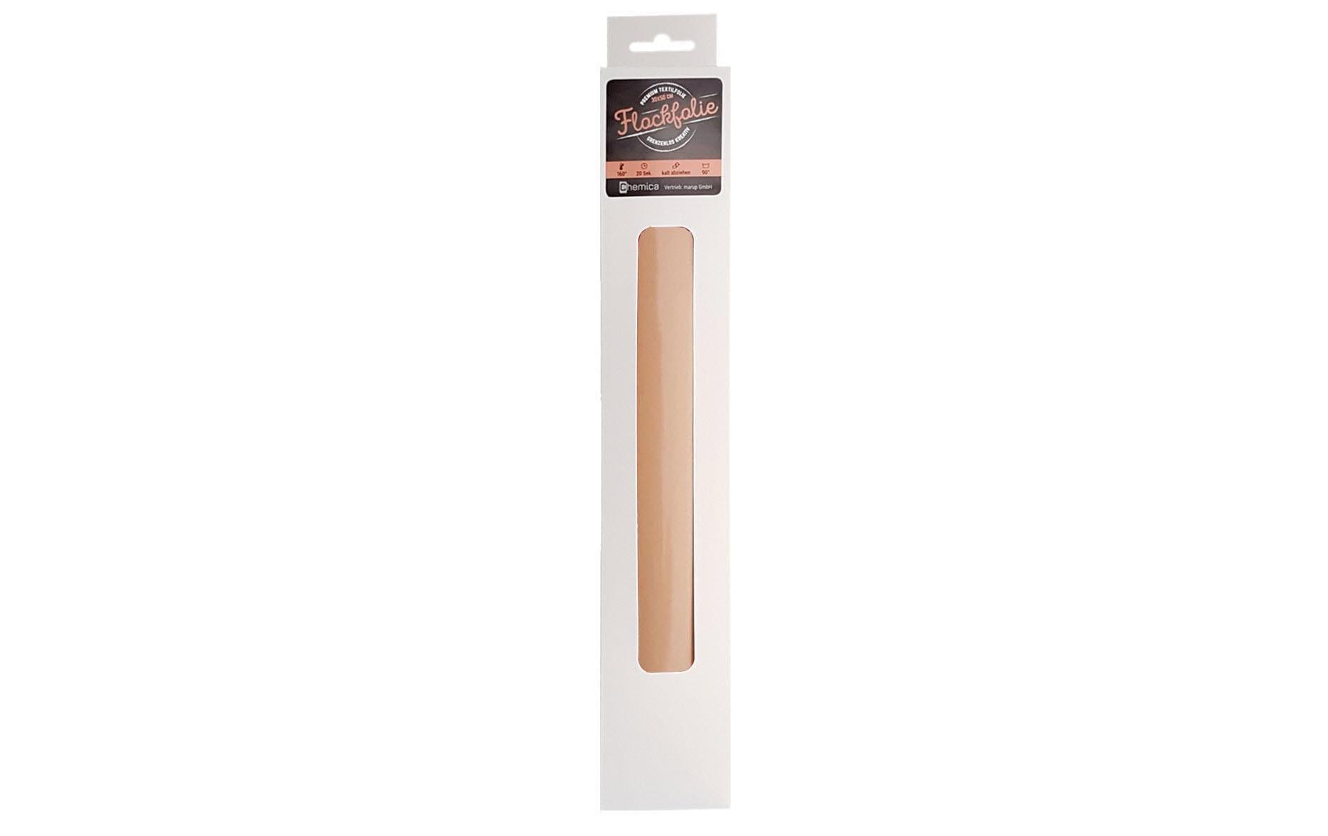 Chemica Aufbügelfolie Flock Beige