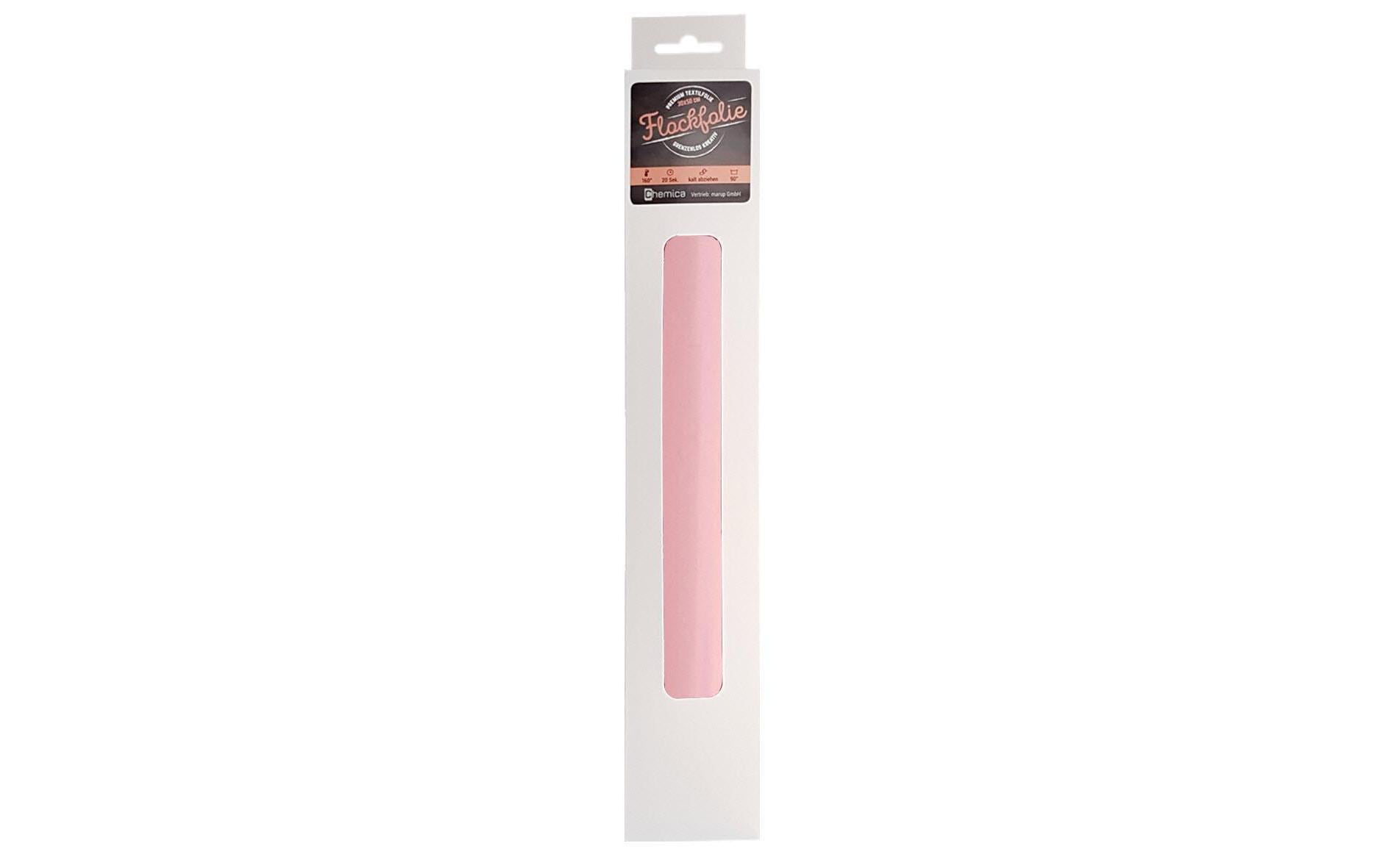 Chemica Aufbügelfolie Flock Rosa