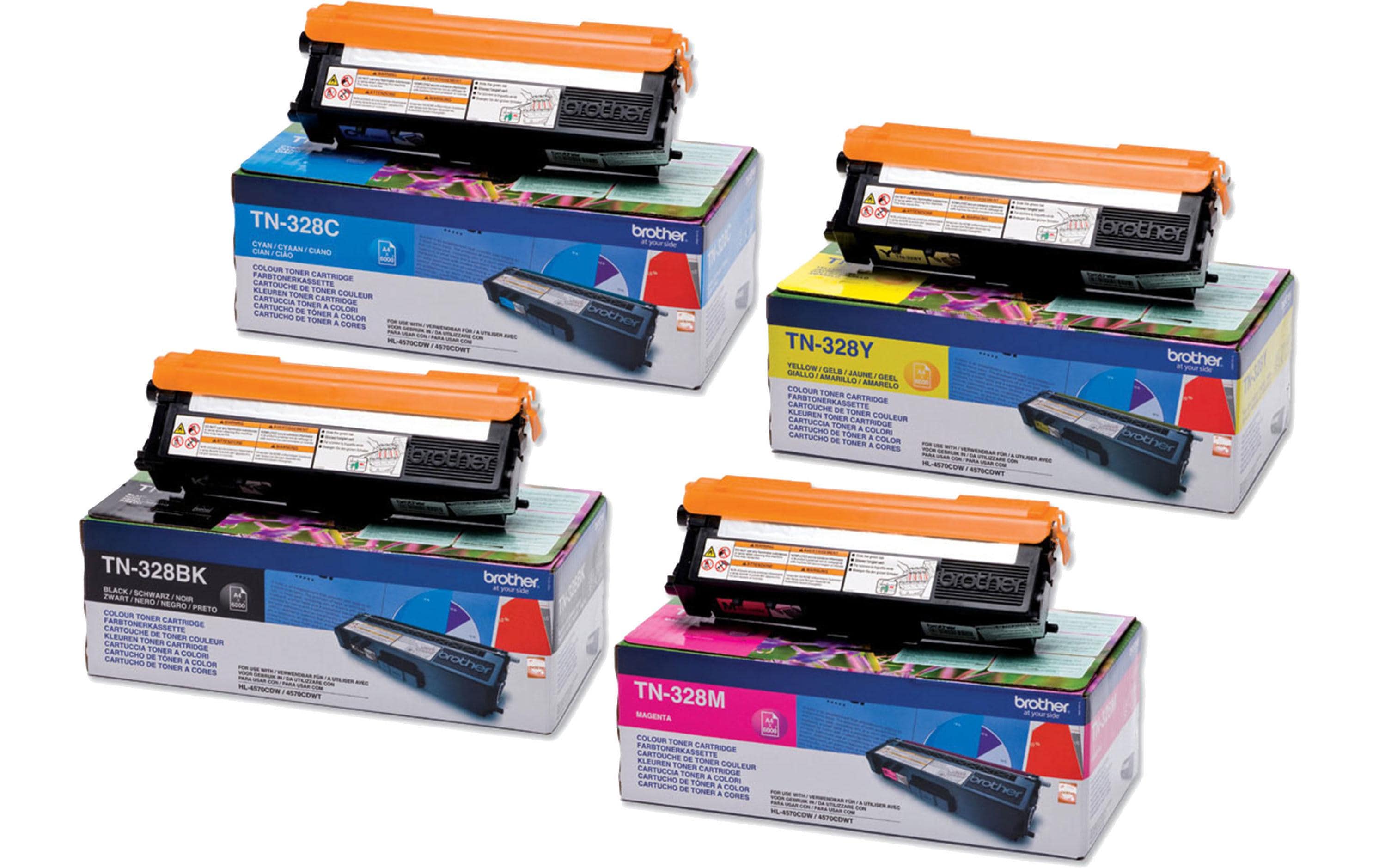 Brother Tonerset TN-328 Black/Cyan/Magenta/Yellow