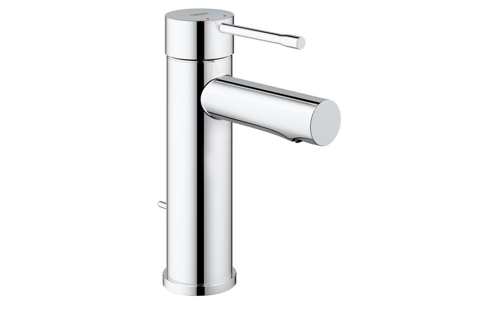 GROHE Lavaboarmatur Essence S, 1/2, Chrom, mit Zugstange, gerade