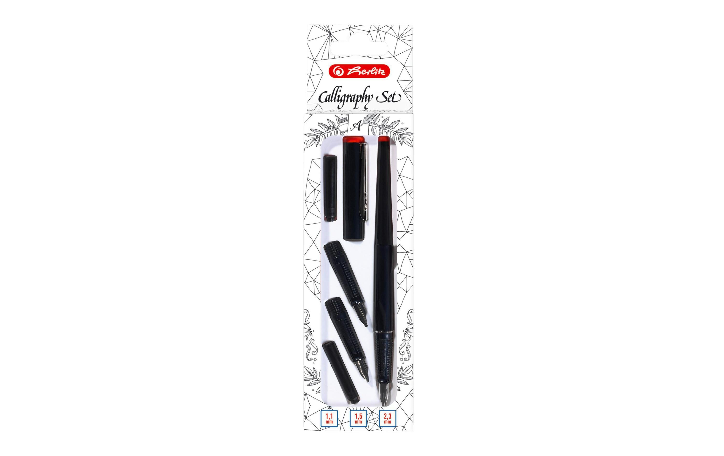Pelikan Kalligraphie Set 5-teilig, Schwarz