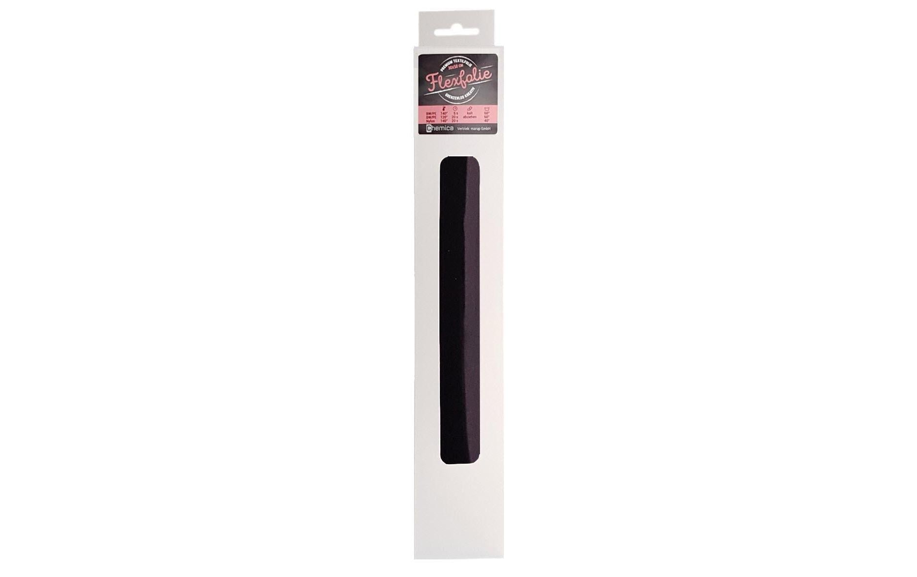 Chemica Aufbügelfolie Flex Schwarz