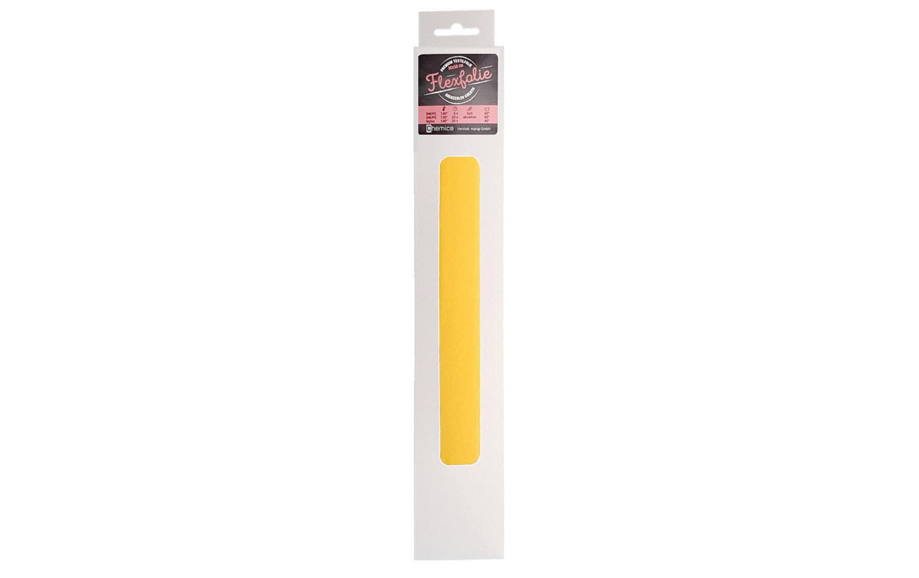 Chemica Aufbügelfolie Flex Goldgelb