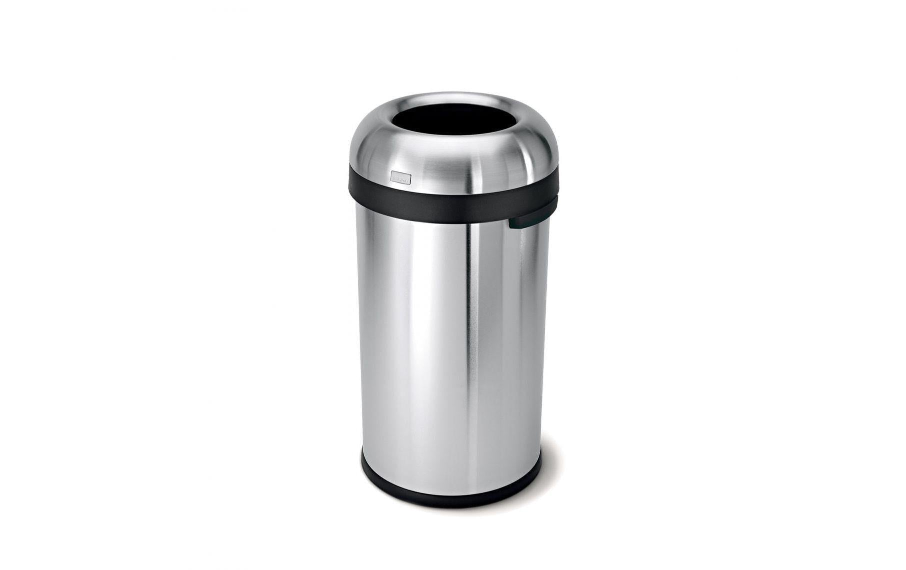 Simplehuman Abfalleimer CW1407 60 Liter, Silber