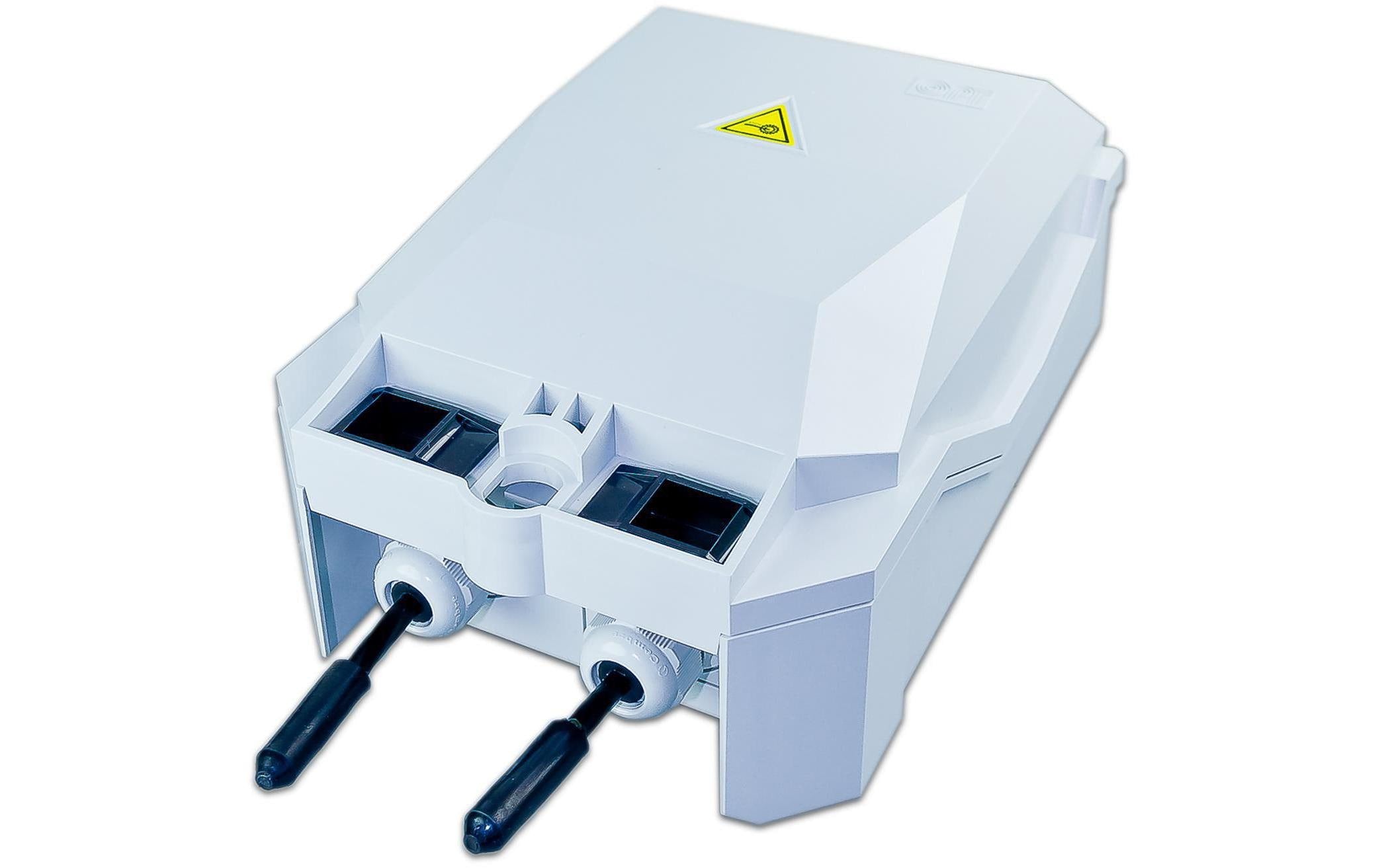 Lightwin Spleissbox IP55 Wandbox Mittel Patch-16 für 72 Fasern