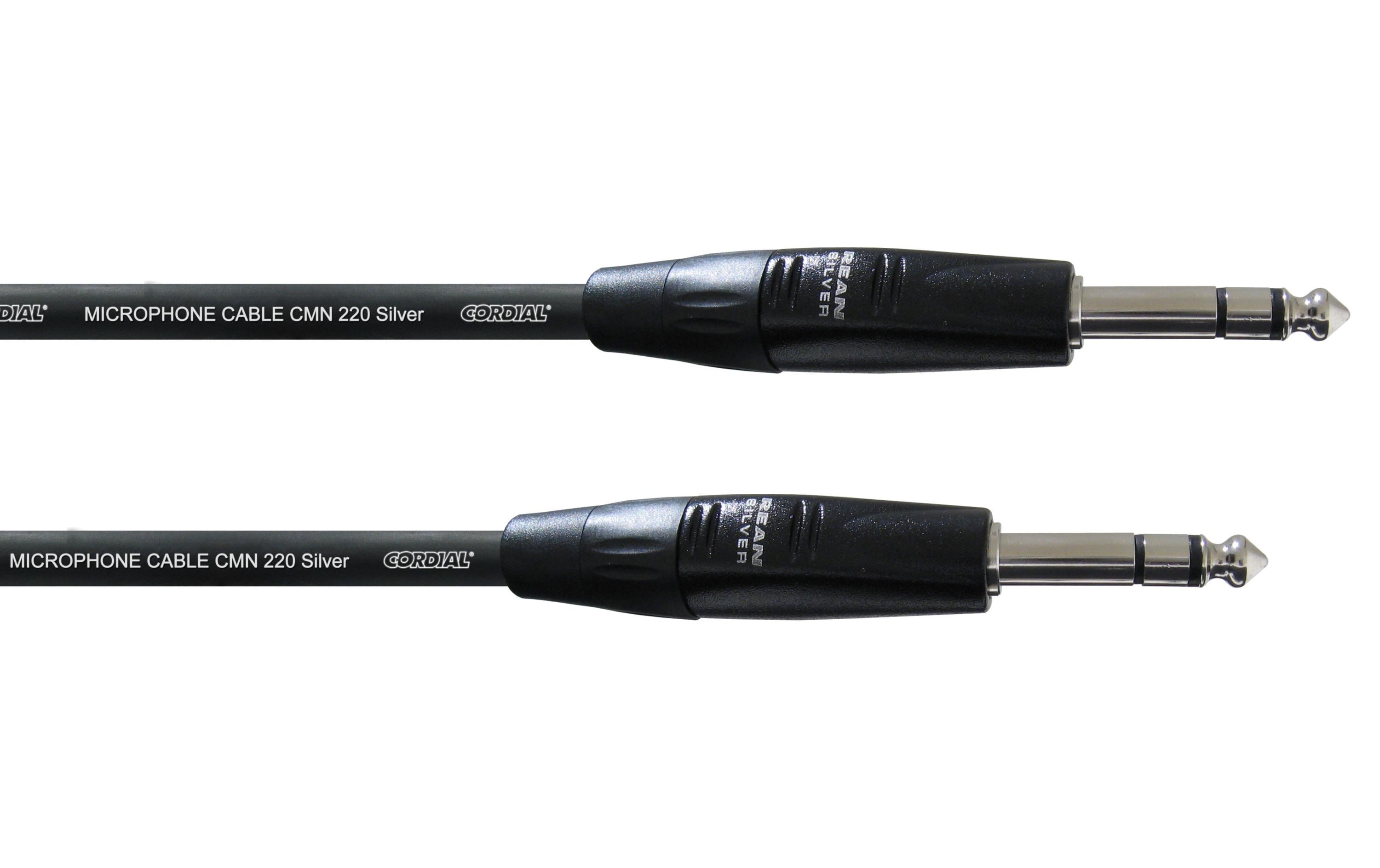 Cordial Klinkenkabel 6.3 mm 6 m, Schwarz