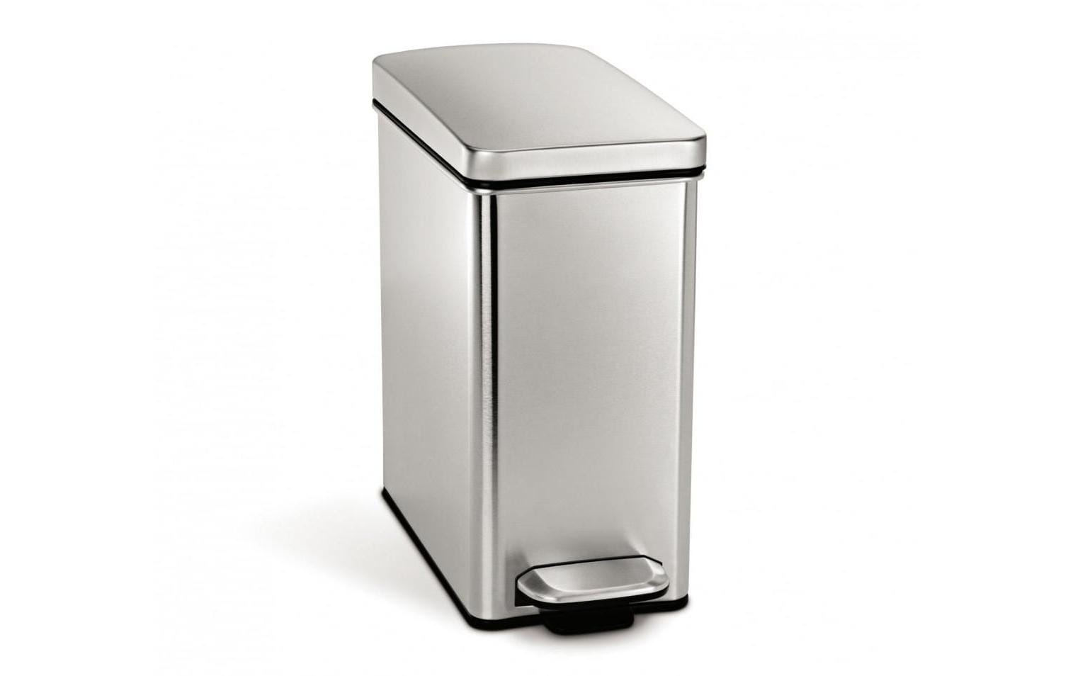 Simplehuman Treteimer CW1898CB 10 Liter, Silber