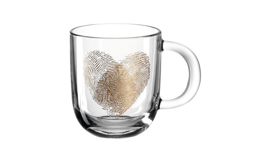Leonardo Kaffeetasse Emozione – Fingerabdruck 400 ml, 1 Stück