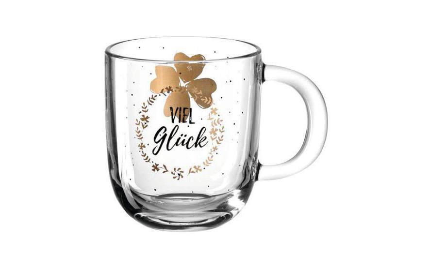 Leonardo Kaffeetasse Emozione – Viel Glück 400 ml, 1 Stück