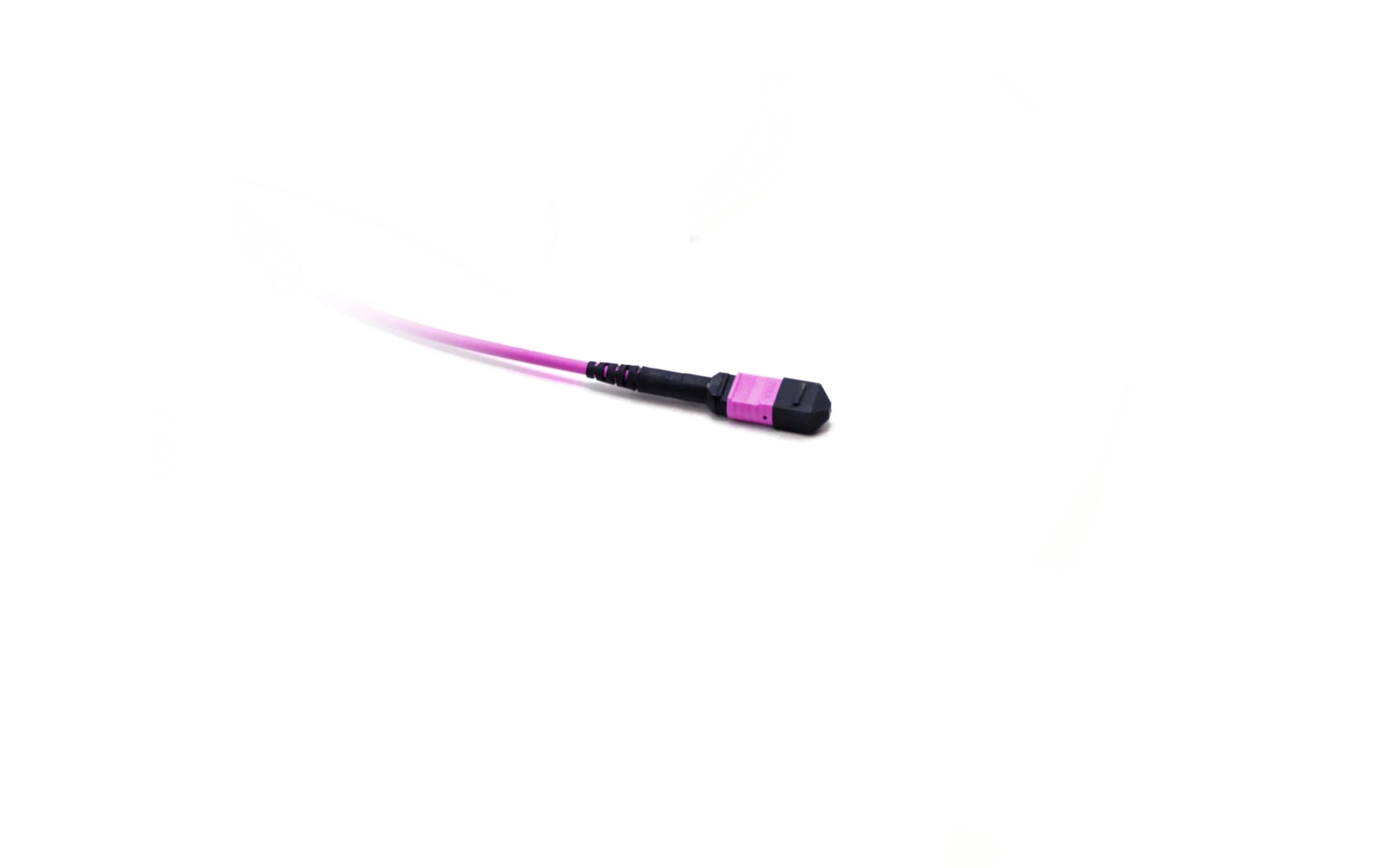 Lightwin LWL MTP-Patchkabel Multimode, OM4, f-f 1x12Faser, QSFP+, 1 m