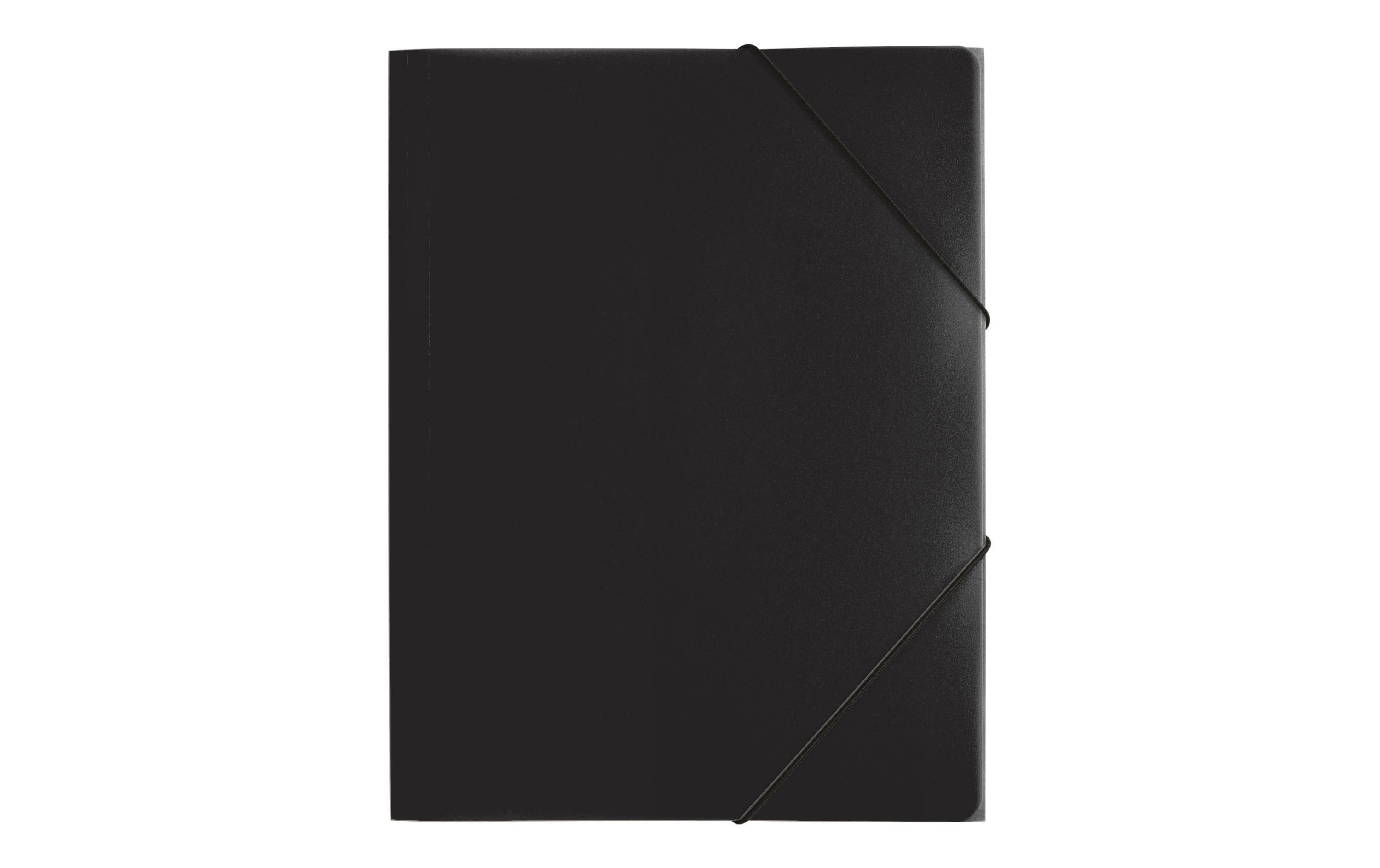Pagna Gummibandmappe A4 PP Schwarz