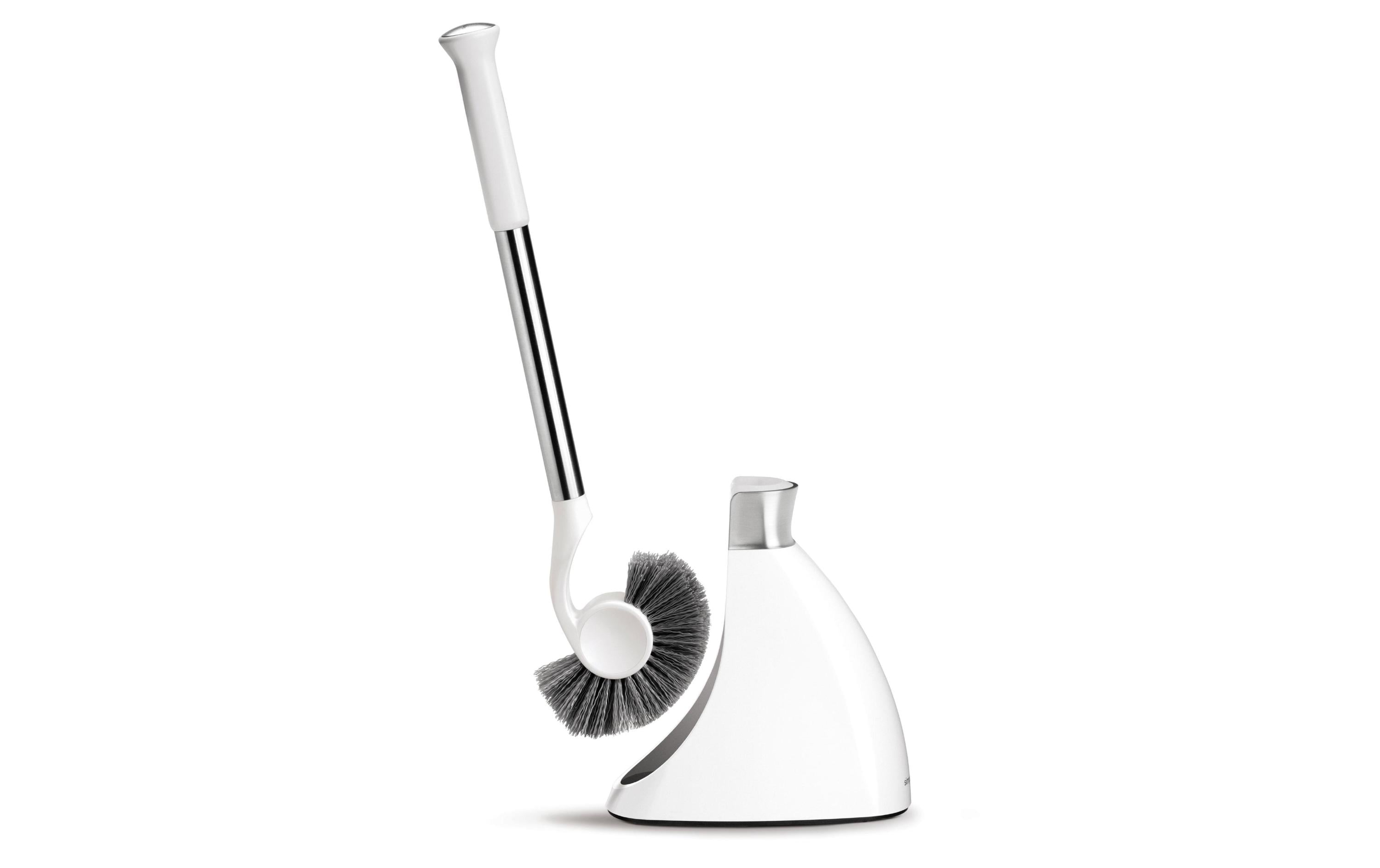 Simplehuman Toilettenbürste mit Stahlborsten Weiss