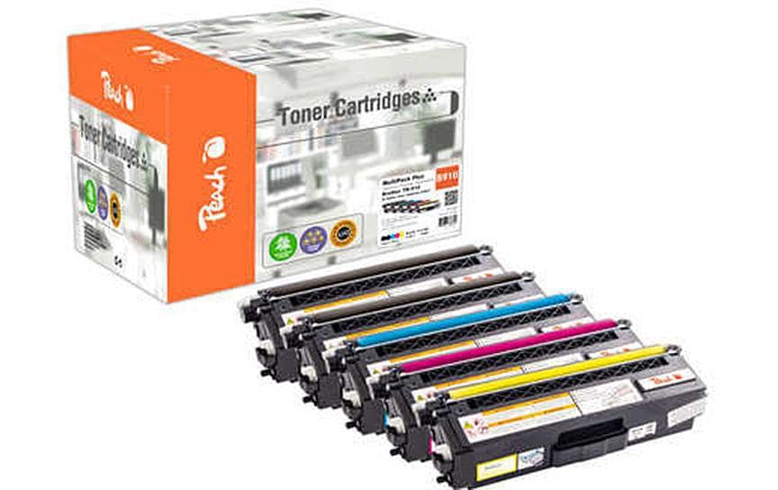 Peach Toner Brother TN-910 MP+ 2x Black, 1x Cyan, Magenta, Yellow