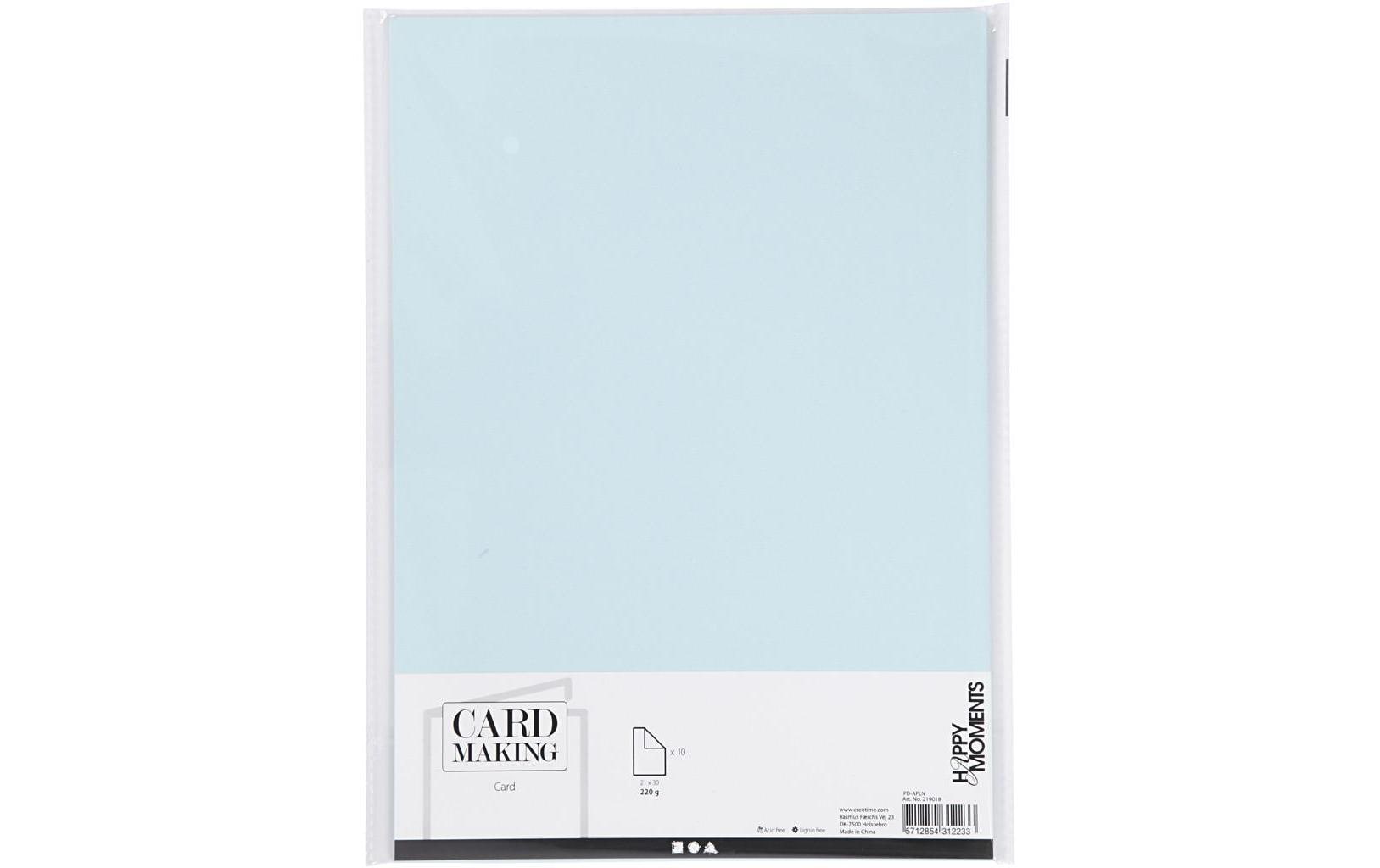 Creativ Company Fotokarton A4, 10 Blatt, Hellblau
