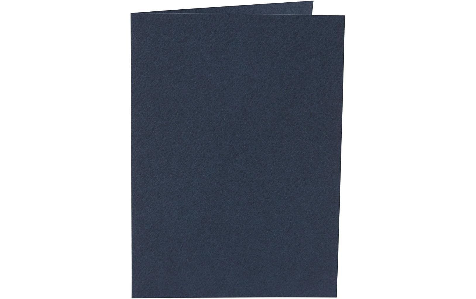 Creativ Company Blankokarte 10.5 x 15 cm ohne Couvert, Blau