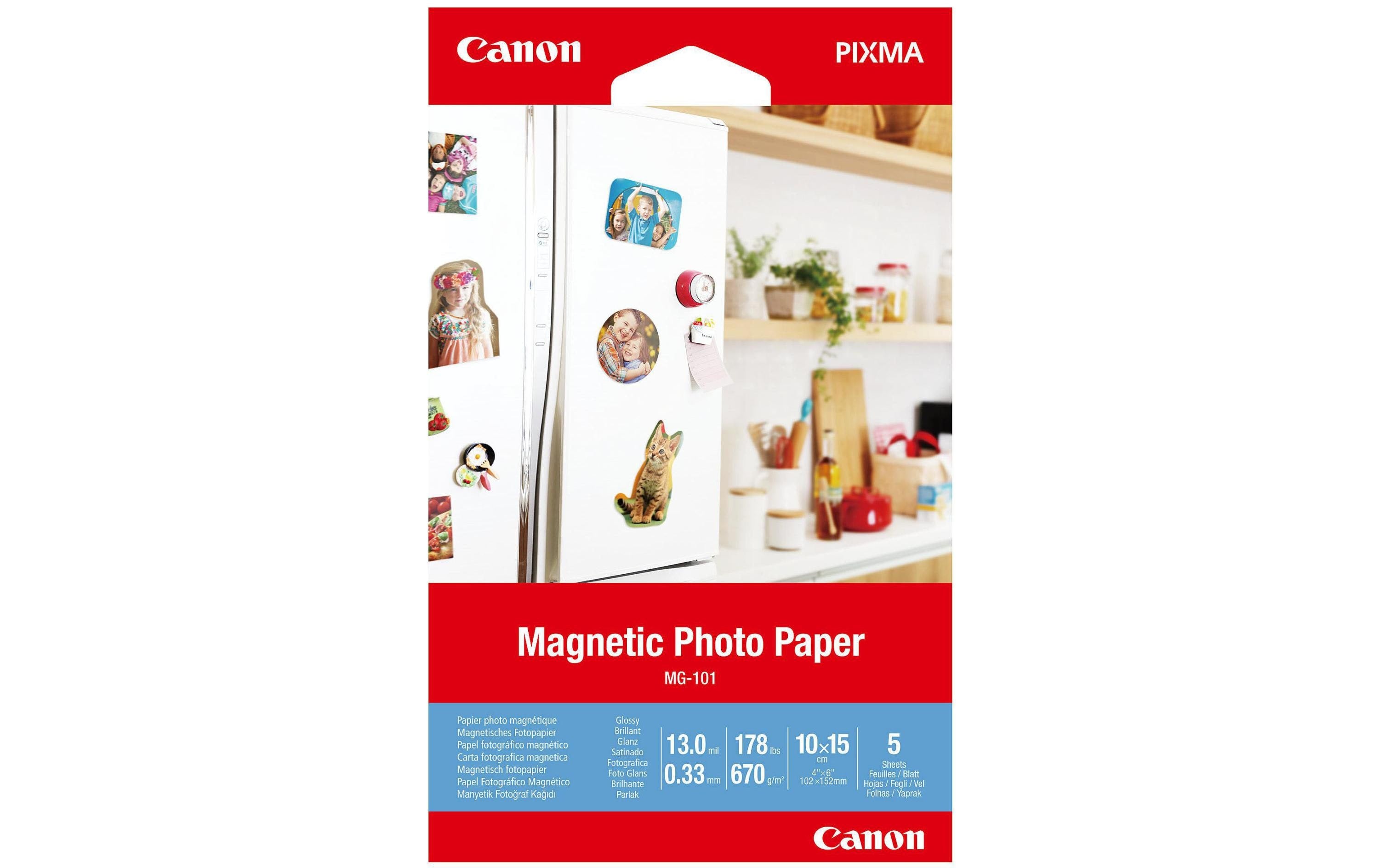 Canon Fotopapier MG-101 10x15 cm Magnetisch