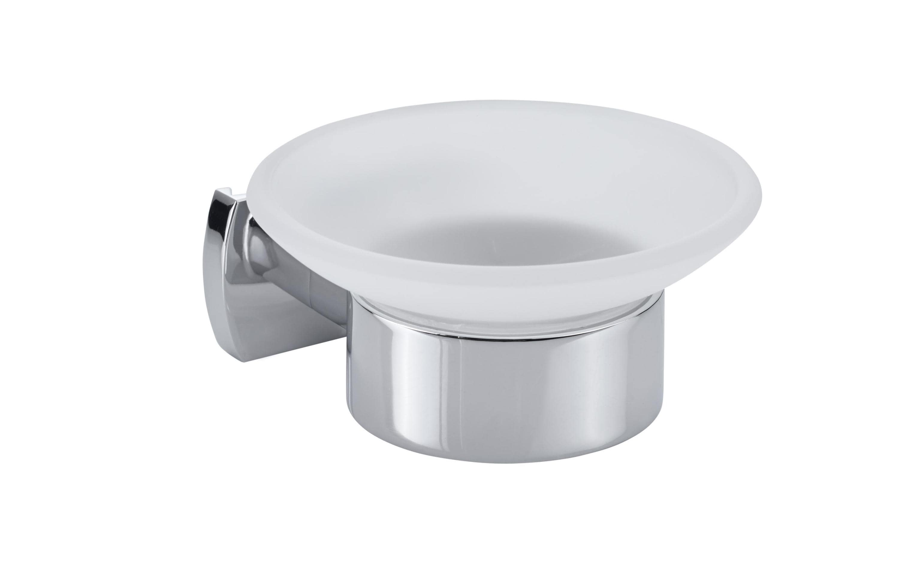 BIASCA Glashalter 10.9 x 12.5 x 5.4 cm Glas, Chrom