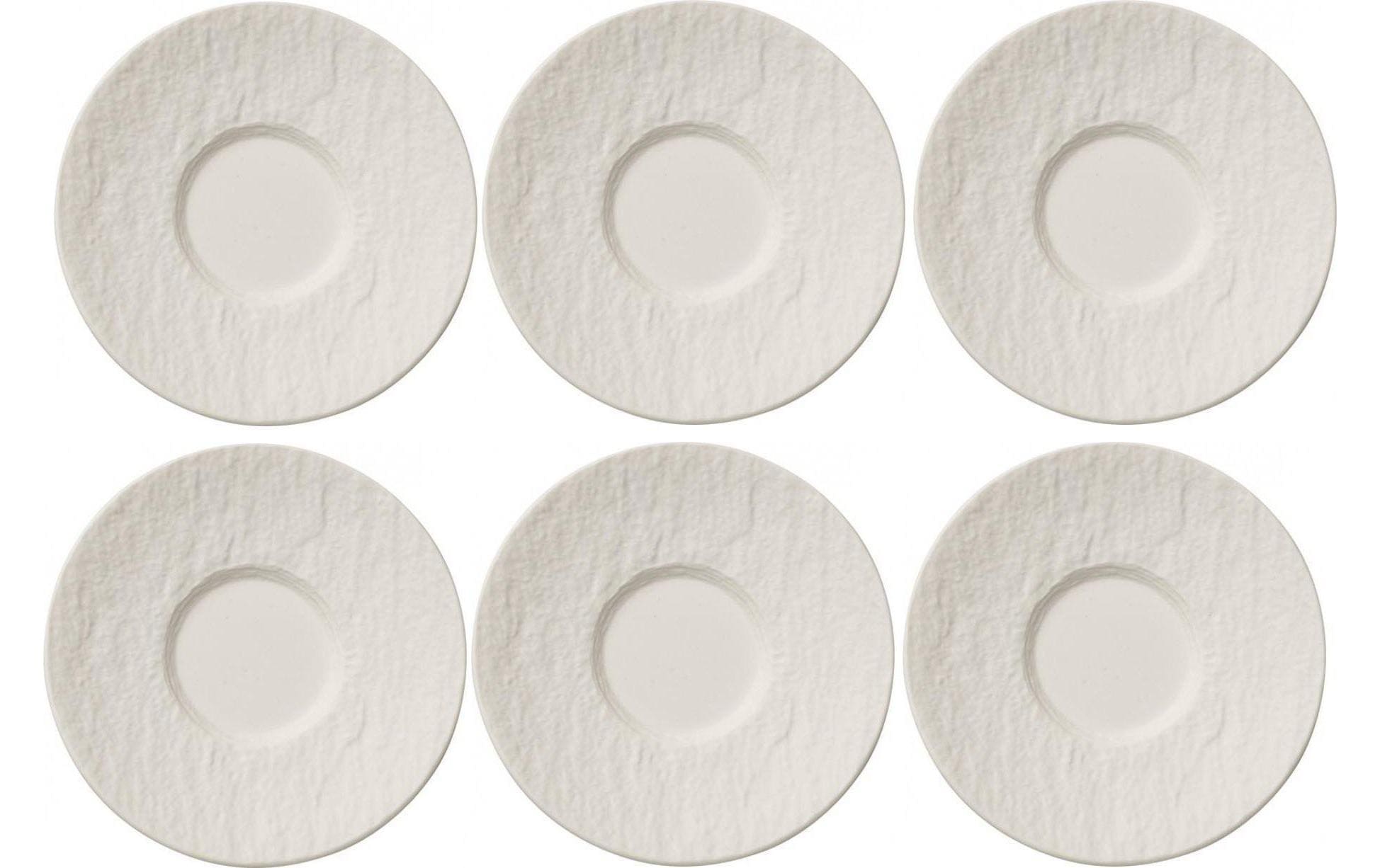 Villeroy & Boch Untertasse Manufacture Rock 1 Stück, Weiss